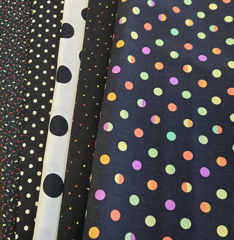 Matt's Mystery Bundles - 4.35 yards - Dots & Confetti - Assorted Remnants