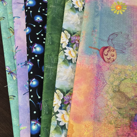 Matt's Mystery Bundles -  3.828 yards - Dragonflies - Assorted Remnants