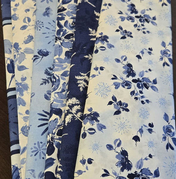 Matt's Mystery Bundles -  5.046 yards - Dreaming Blue #1 - Assorted Remnants