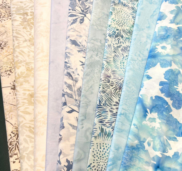 Matt's Mystery Bundles - 7.56 yards - Early Spring Batiks - Assorted Remnants