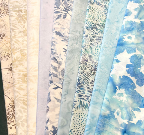 Matt's Mystery Bundles - 7.56 yards - Early Spring Batiks - Assorted Remnants