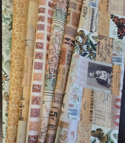 Matt's Mystery Bundles - 3.654 yards - Eclectic Elements orange - Assorted Remnants