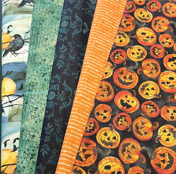 Matt's Mystery Bundles - 3.654 yards - Emerald Hollow - Assorted Remnants