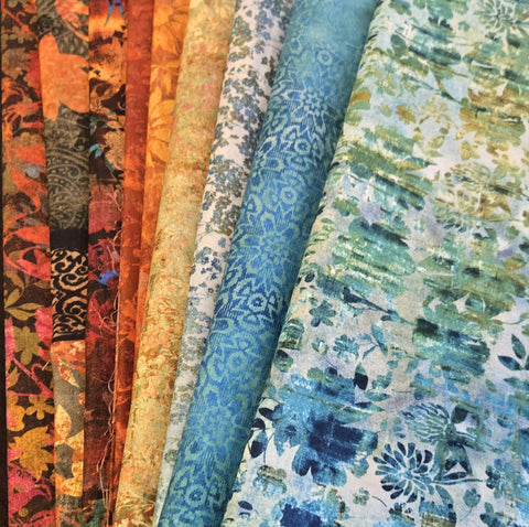 Matt's Mystery Bundles - 5.568 yards - Evanescence Teal- Assorted Remnants