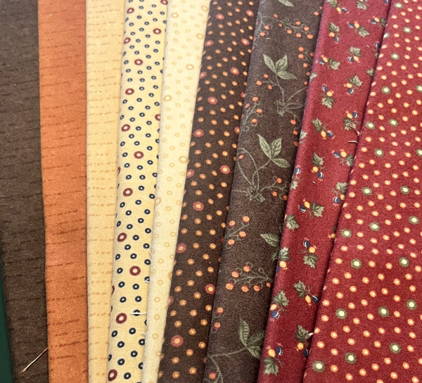 Matt's Mystery Bundles - 4.698 yards - Kansas Troubles Flannel #1 - Assorted Remnants