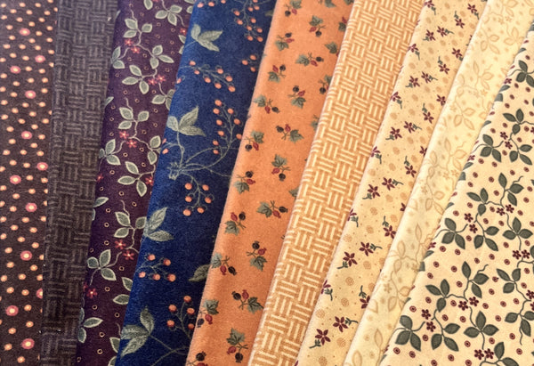 Matt's Mystery Bundles - 4.698 yards - Kansas Troubles Flannel #5 - Assorted Remnants