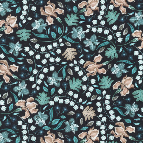 Kaufman Feathers And Flora 22748 248 Marine By The Yard