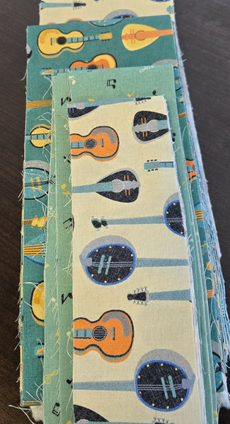 Matt's Mystery Bundles -  3.654 yards - Feeling Jazzy Scraps For A Jelly Roll-  Assorted Remnants