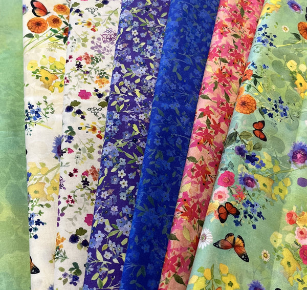 Matt's Mystery Bundles - 5.394 yards - Fleur De Rose- Assorted Remnants