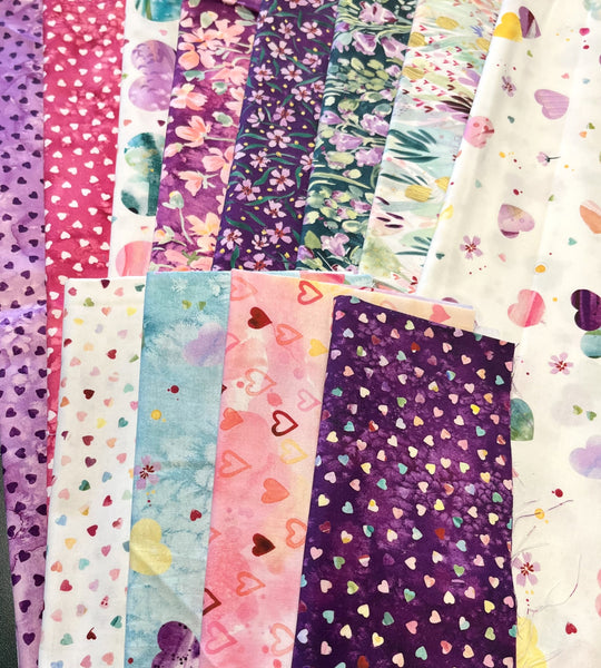 Matt's Mystery Bundles - 5.394 yards - Fleur The Love - Assorted Remnants
