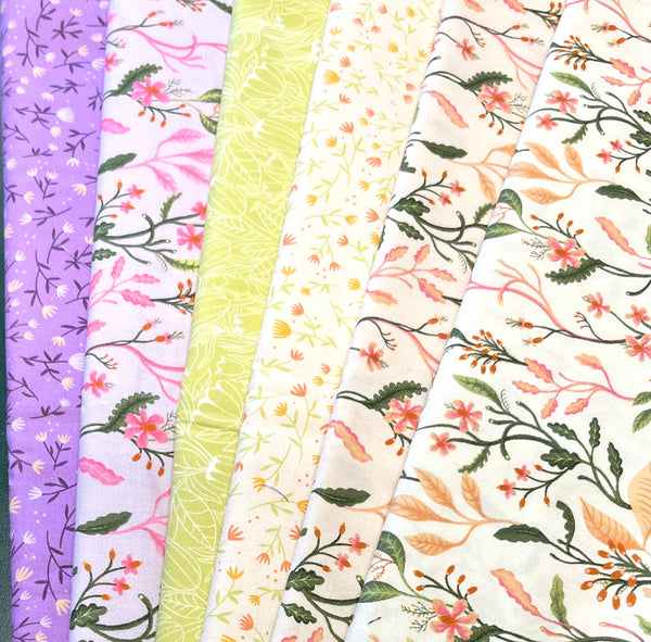 Matt's Mystery Bundles - 5.394 yards - Floral Fondant - Assorted Remnants