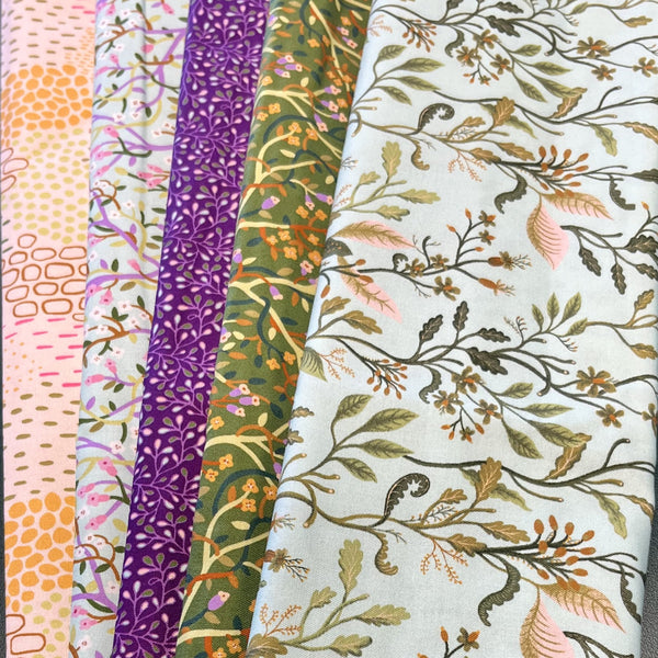 Matt's Mystery Bundles -  4.002 yards - Floral Fondant - Assorted Remnants