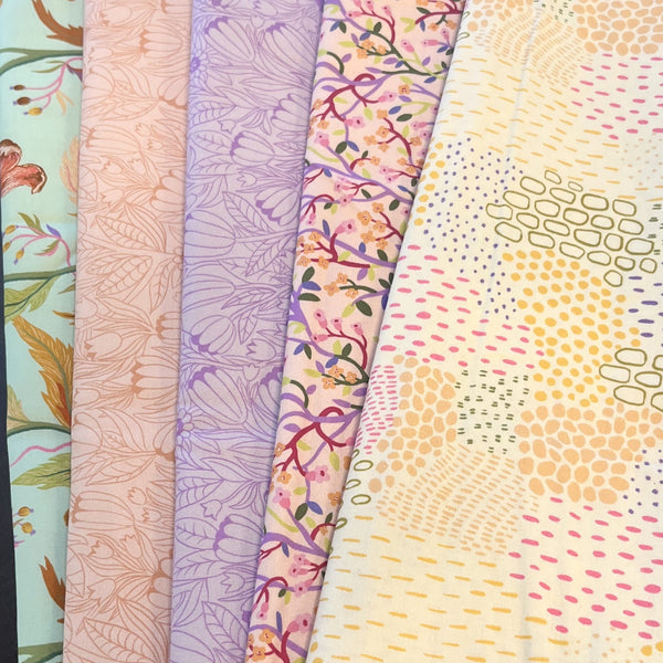 Matt's Mystery Bundles -  3.132 yards - Floral Fondant - Assorted Remnants