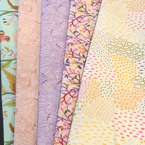 Matt's Mystery Bundles -  3.132 yards - Floral Fondant - Assorted Remnants