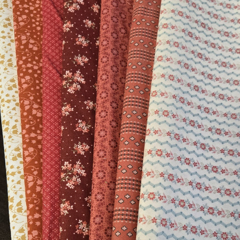 Matt's Mystery Bundles -  4.872 yards - Flowers- Assorted Remnants