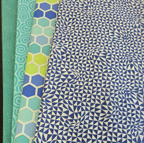 Matt's Mystery Bundles -  4.002 yards - Geometric Designs - Assorted Remnants