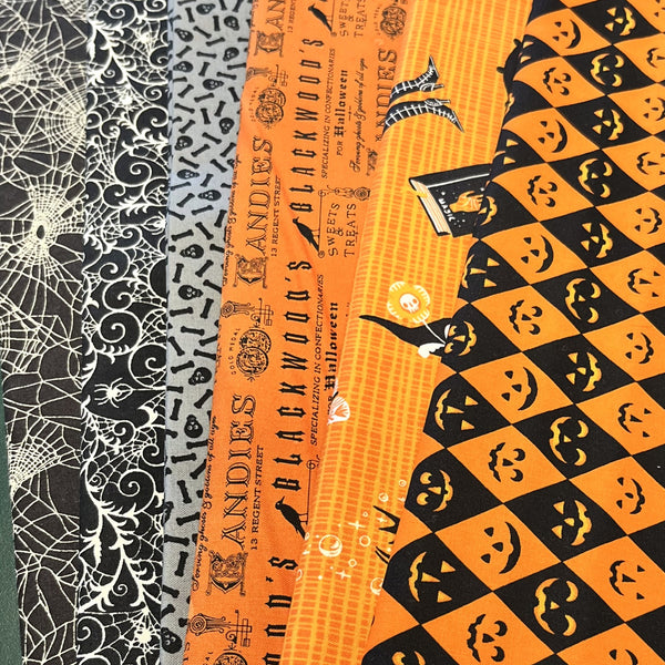 Matt's Mystery Bundles - 4.872 yards - Assorted Halloween #1- Assorted Remnants