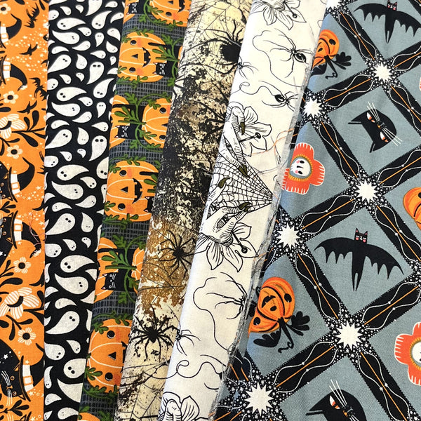 Matt's Mystery Bundles - 5.22 yards - Assorted Halloween #2 - Assorted Remnants
