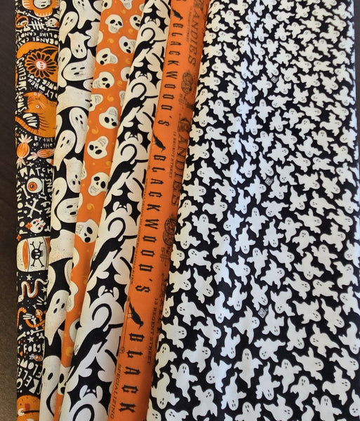 Matt's Mystery Bundles - 4.698 yards - Halloween - Assorted Remnants