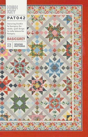 HIGH KEY - BASICGREY Quilt Pattern 042 DIGITAL DOWNLOAD