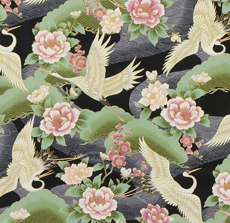 Kaufman Imperial Collection: Honoka 21930 2 Black By The Yard