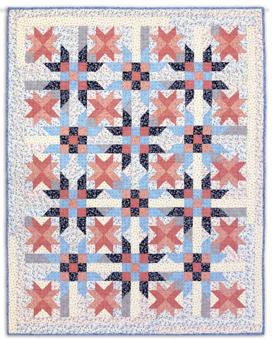 Hot Cross Buns Quilt Bundle with Tranquility Prints from Makower