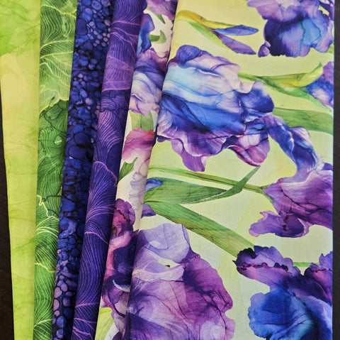 Matt's Mystery Bundles -  4.524 yards - Iris #6 - Assorted Remnants