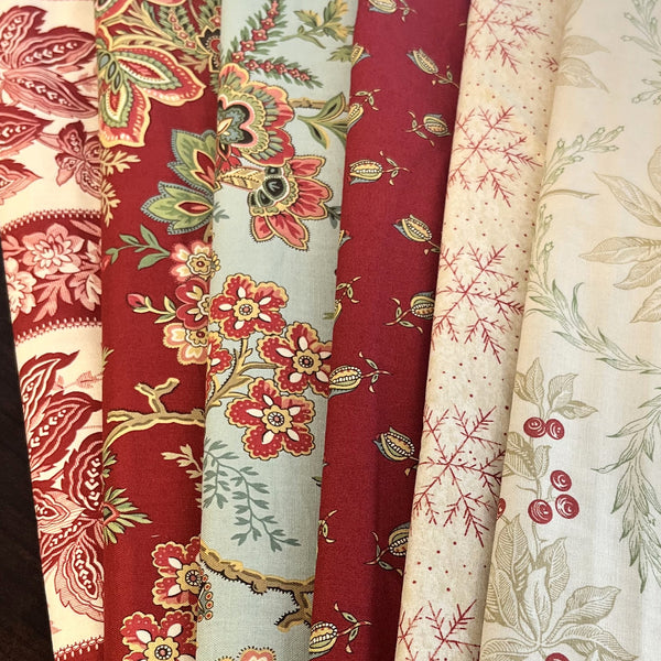 Matt's Mystery Bundles -  6.96 yards  - Jingle Bell #2 - Assorted Remnants