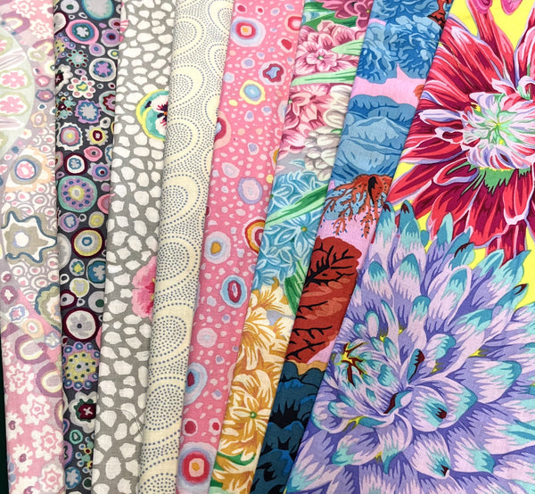 Matt's Mystery Bundles - 2.958 yards - Kaffe #10 - Assorted Remnants