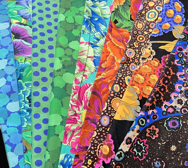 Matt's Mystery Bundles - 2.784 yards - Kaffe #13 - Assorted Remnants