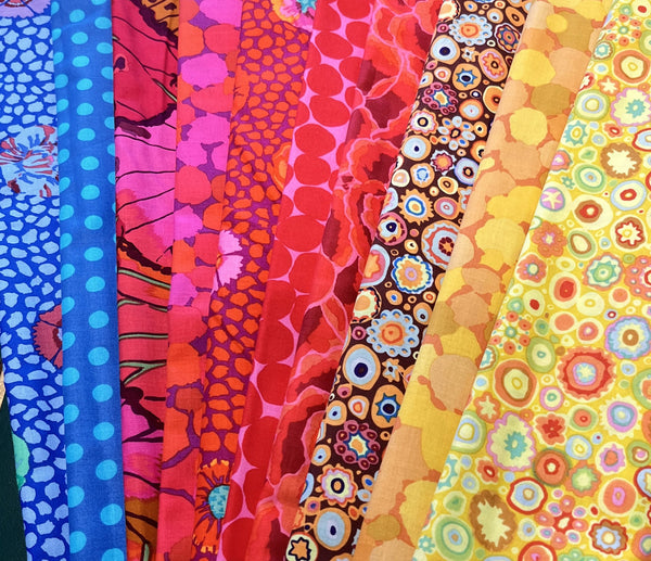 Matt's Mystery Bundles -  3.828 yards - Kaffe #14 - Assorted Remnants