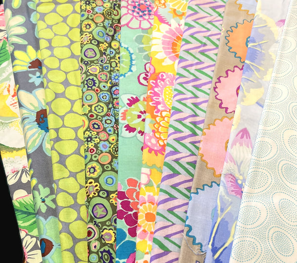 Matt's Mystery Bundles - 3.654 yards - Kaffe #16 - Assorted Remnants