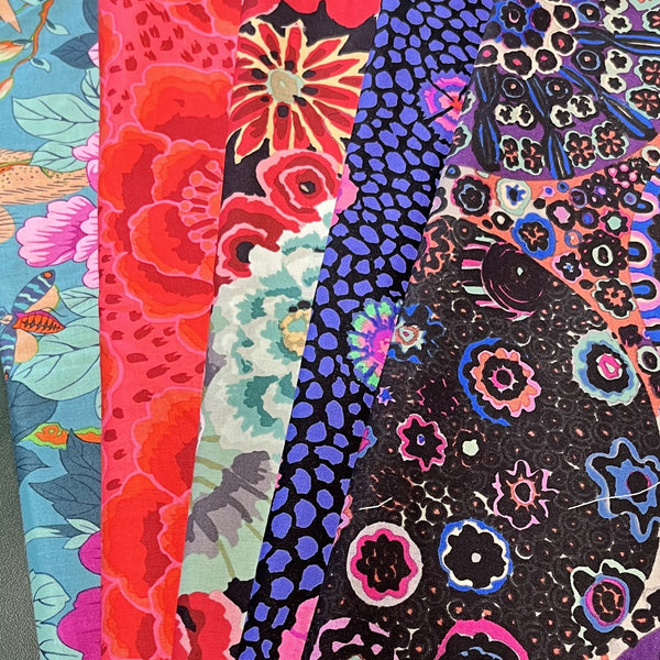 Matt's Mystery Bundles -  3.48 yards -Kaffe #3- Assorted Remnants