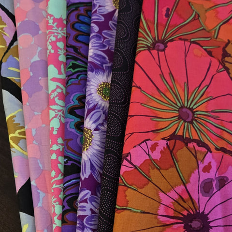 Matt's Mystery Bundles -  4.176 yards  - Kaffe #1- Assorted Remnants