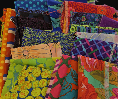 Matt's Mystery Bundles - 5.046 yards - Kaffe Scraps For A Jelly Roll - Assorted Remnants