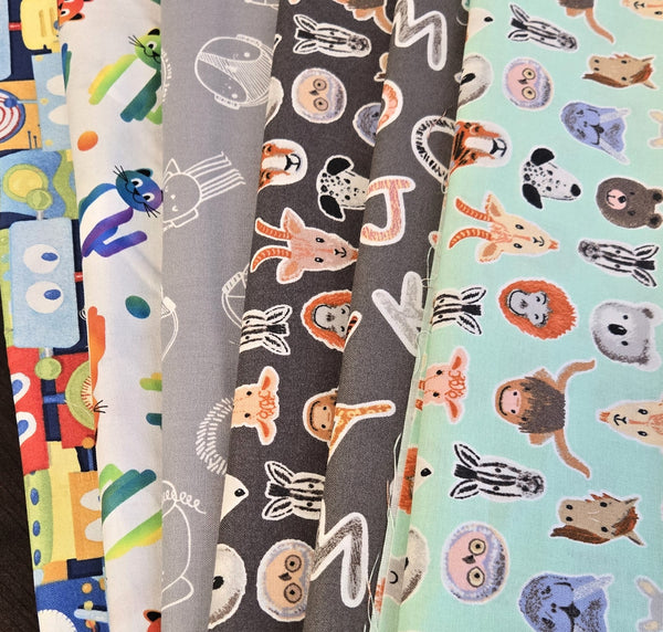 Matt's Mystery Bundles - 4.698 yards - Kids Choice #4- Assorted Remnants