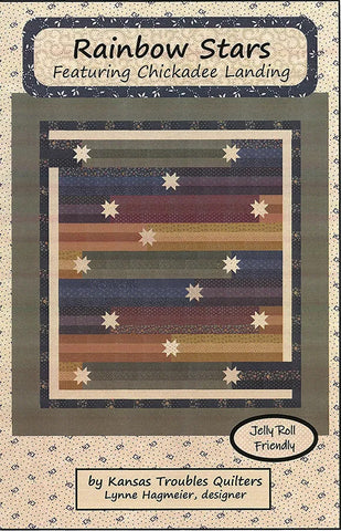 RAINBOW STARS - Kansas Troubles Quilters' Pattern #23104