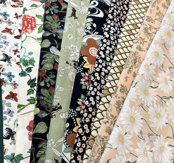Matt's Mystery Bundles -  6.96 yards  - Last Fall In Japan - Assorted Remnants