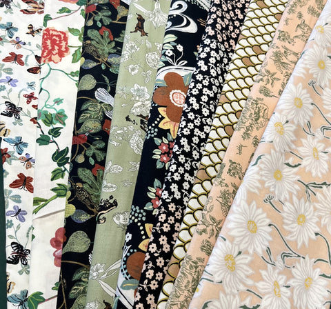 Matt's Mystery Bundles -  6.96 yards  - Last Fall In Japan - Assorted Remnants