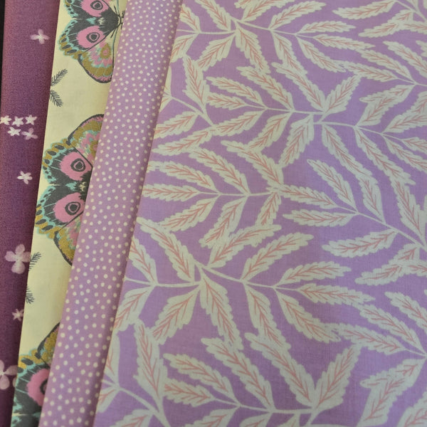 Matt's Mystery Bundles -  3.48 yards - Lavender- Assorted Remnants