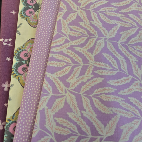 Matt's Mystery Bundles -  3.48 yards - Lavender- Assorted Remnants