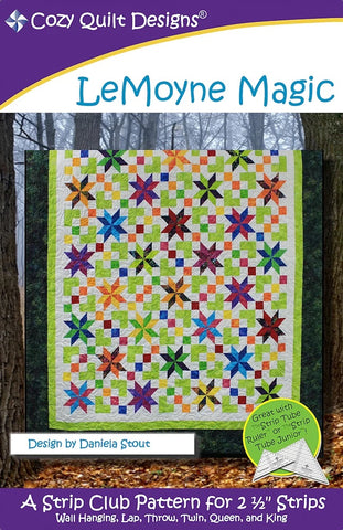Lemoyne Magic – gemütliches Quilt-Design-Muster, digitaler Download