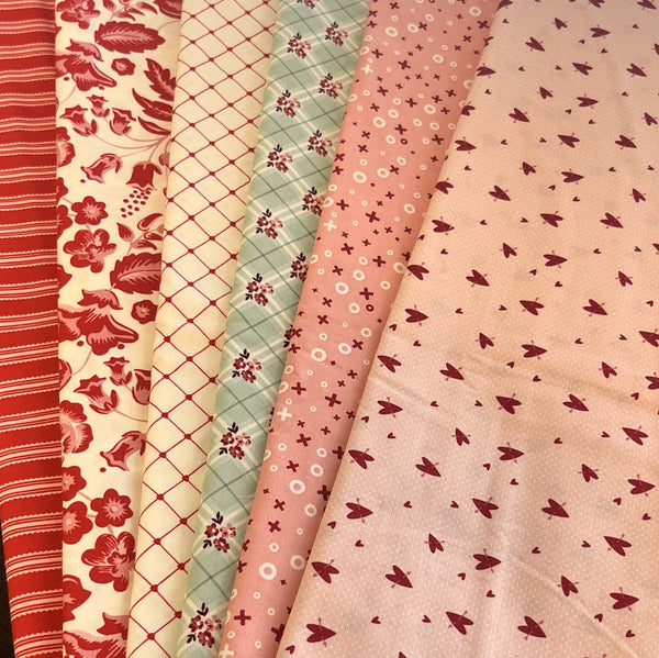 Matt's Mystery Bundles - 6.264 yards - Letters To Cupid & Love You Always  - Assorted Remnants