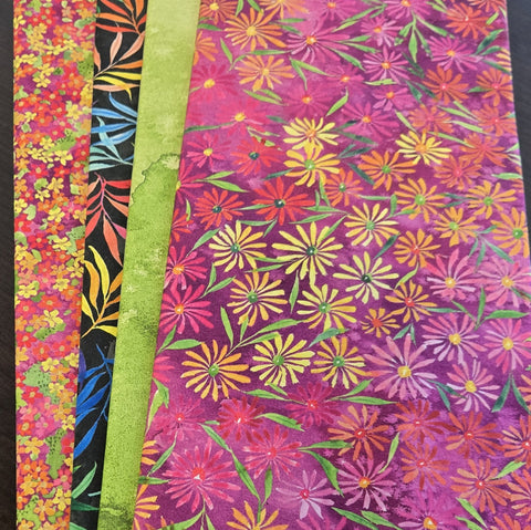 Matt's Mystery Bundles -  4.002 yards - Limeade - Assorted Remnants