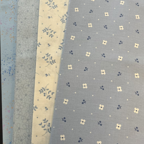 Matt's Mystery Bundles - 3.654 yards - Little Flowers - Assorted Remnants