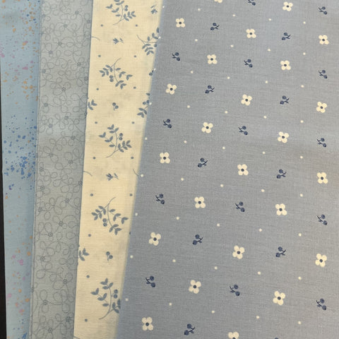 Matt's Mystery Bundles - 3.654 yards - Little Flowers - Assorted Remnants