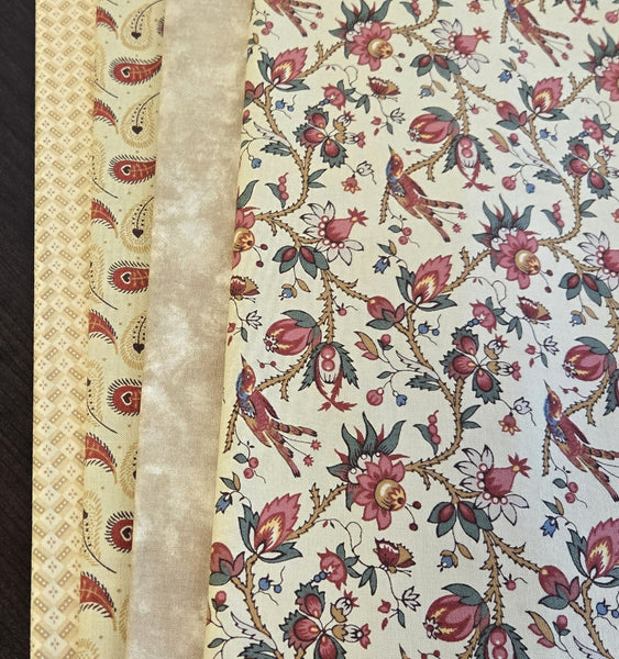Matt's Mystery Bundles -  3.828 yards - Love Birds- Assorted Remnants