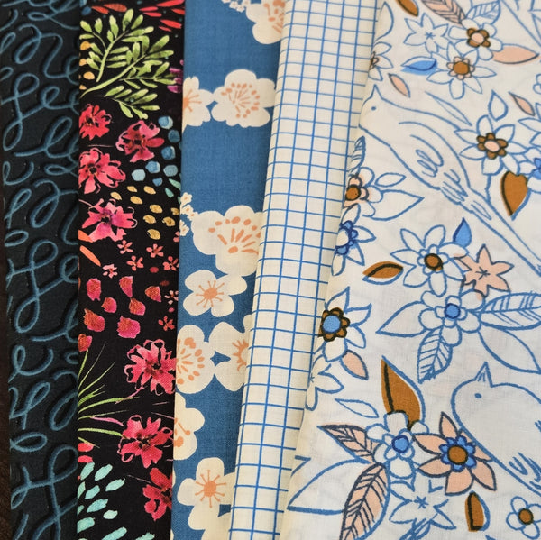 Matt's Mystery Bundles -  4.176 yards  - Love Birds - Assorted Remnants