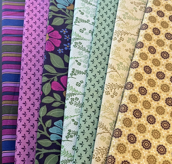 Matt's Mystery Bundles - 4.698 yards - Andover Lush #2 - Assorted Remnants