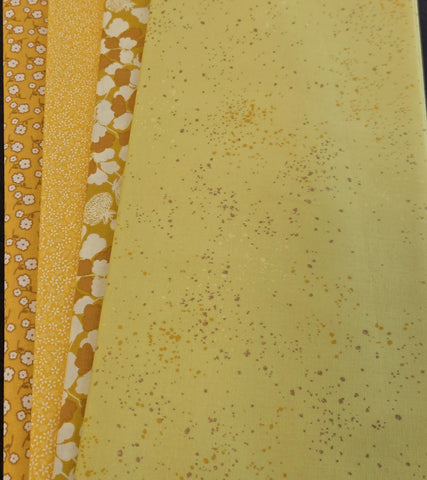 Matt's Mystery Bundles -  3.654 yards - Mellow Yellow - Assorted Remnants